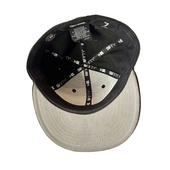 New Era 59FIFTY Oakland Athletics Black Fitted Cap Unisex Adult Size 7 - Picture 4 of 6